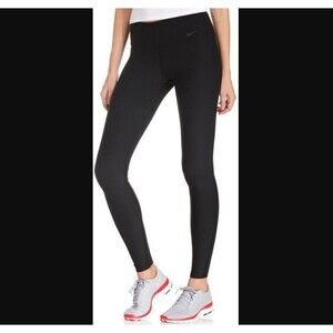 Nike Leggings Women S Black Stretch Legend Tight 27" Workout Yoga Gym Activewear